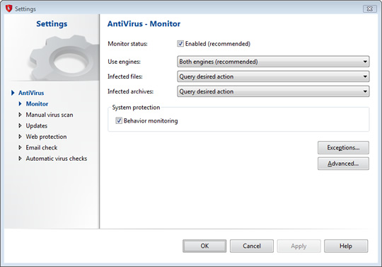 Screenshot of G Data Antivirus 2012 2