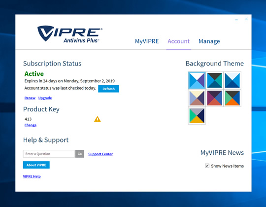 Screenshot of VIPRE Antivirus Plus 2
